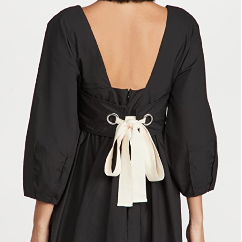 Jonathan Simkhai Ashlynn Tie Back Mini Dress - Picture 2 of 3